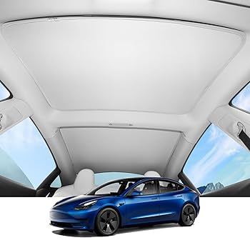 Amazon.co.jp: Motrobe Tesla Model 3 ガラスルーフサンシェード